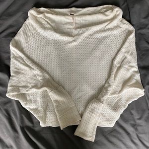 Free People Off the Shoulder Cropped Sweater